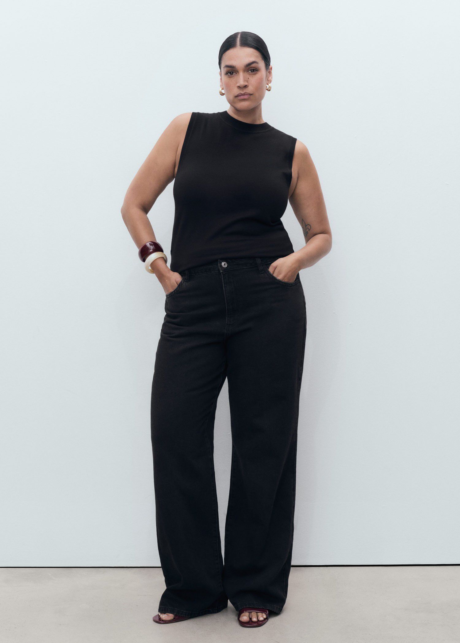 Danila wide leg high-rise jeans