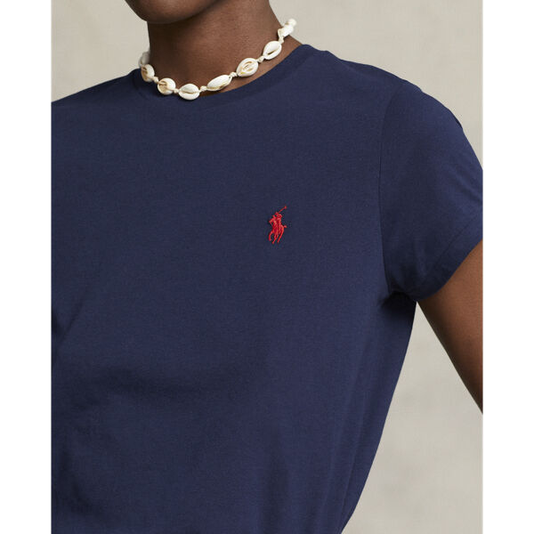 Cotton Jersey Crewneck Tee