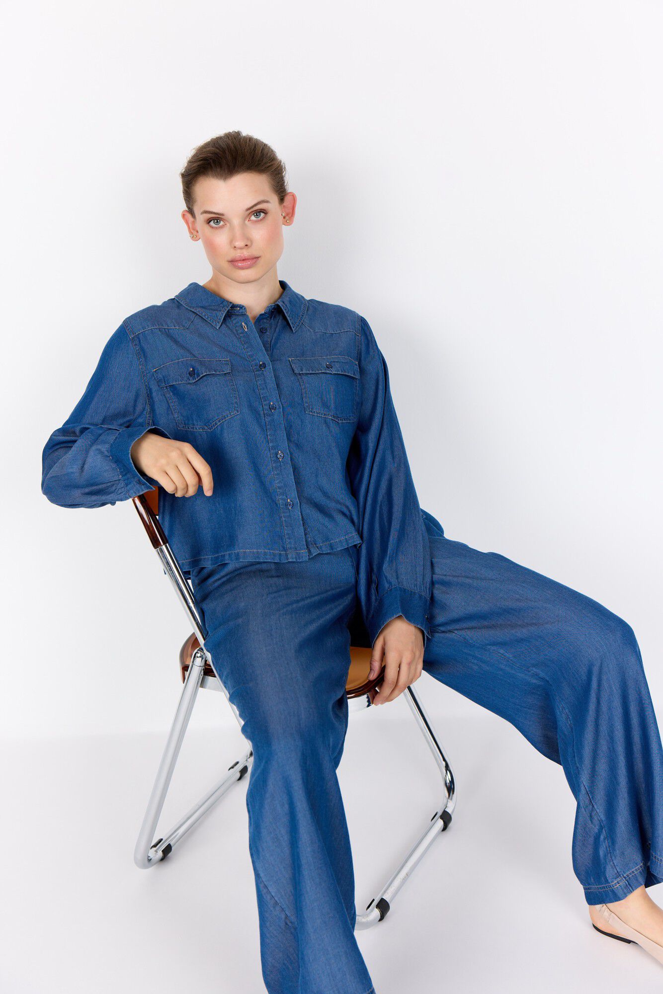 WA-FLORA 13 Bukser M&oslash;rk denim