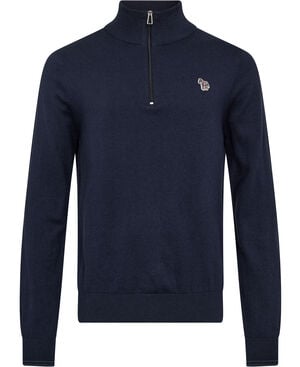MENS SWEATER ZIP NECK ZEB BAD
