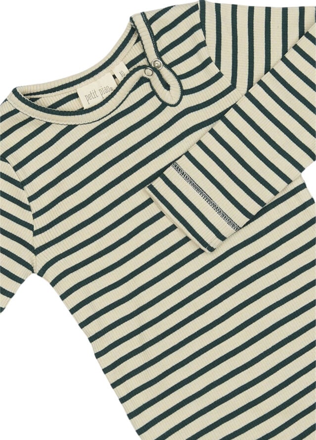 Body L/S Modal Striped