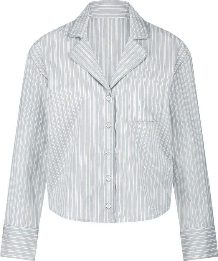Jacket LS Cotton Stripe