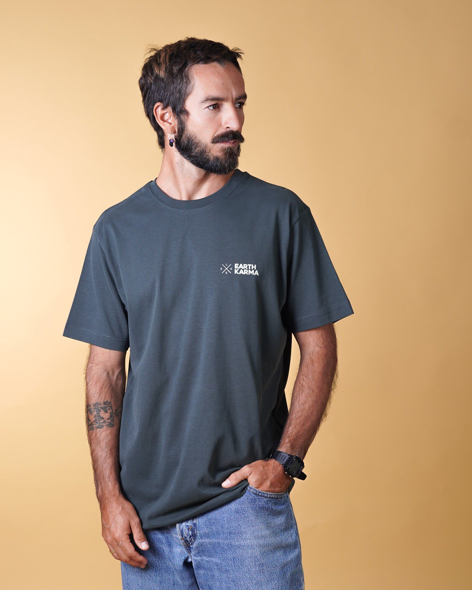 EARTH KARMA BRUSHED T-SHIRT