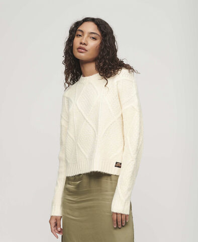 CHUNKY CABLE KNIT JUMPER