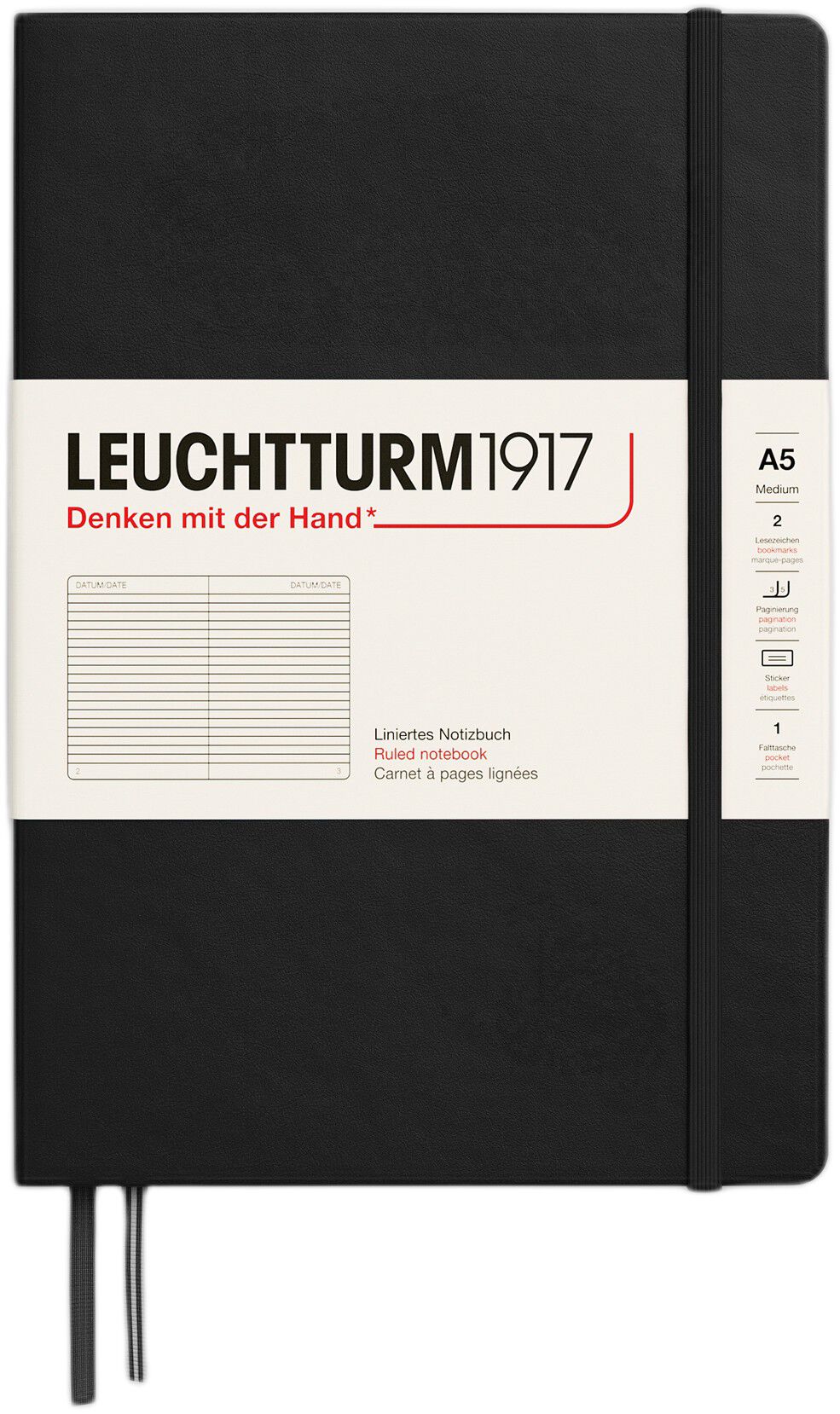 LT1917 Notebook hardcover linjeret 249s