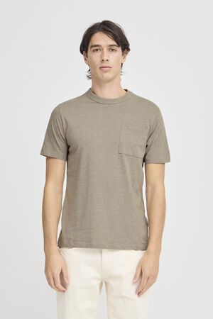 CFJASPER mélange tee with chest poc