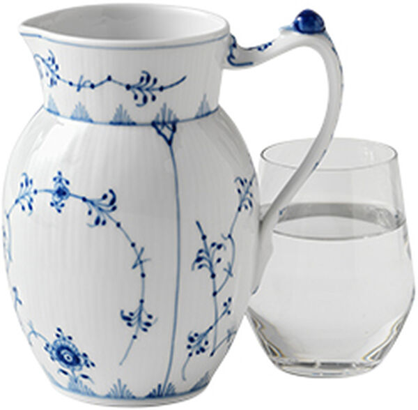 Blue Fluted Plain kanna 90 cl