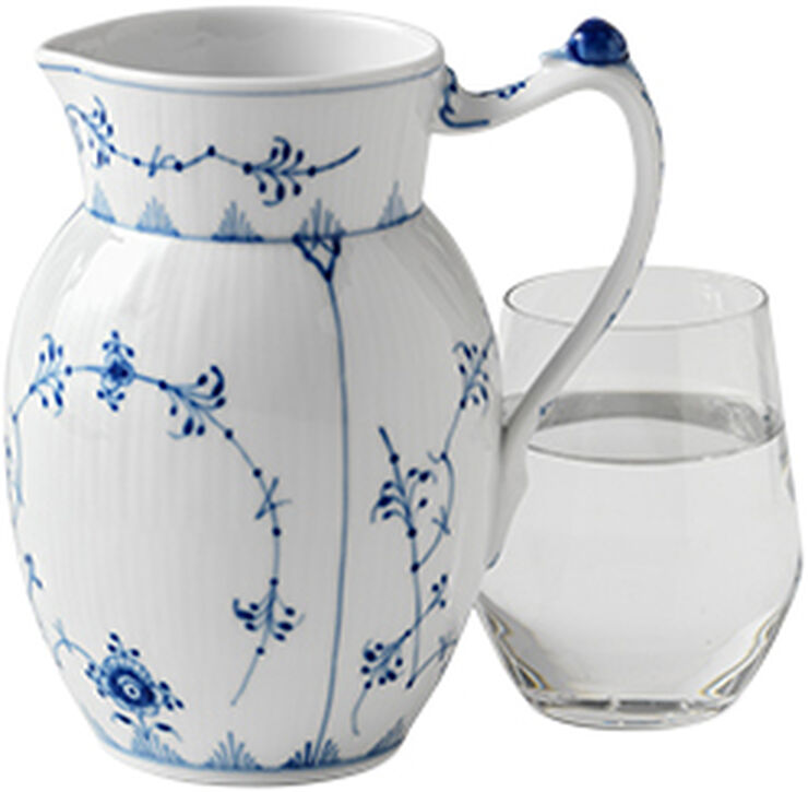 Blue Fluted Plain kanna 90 cl