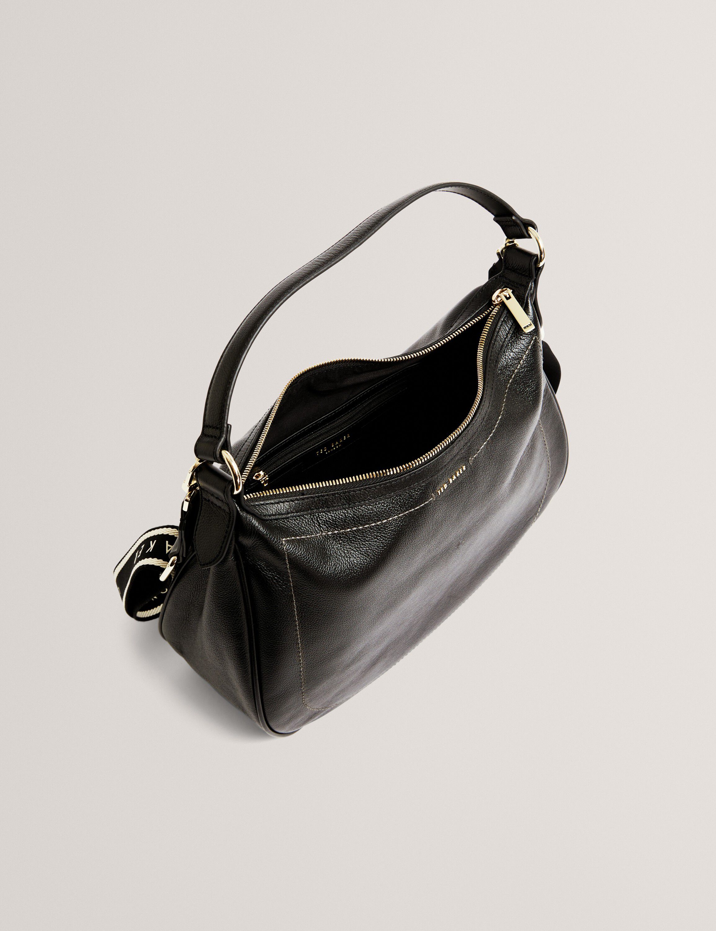 LYSHIA Webbing Large Leather Hobo B