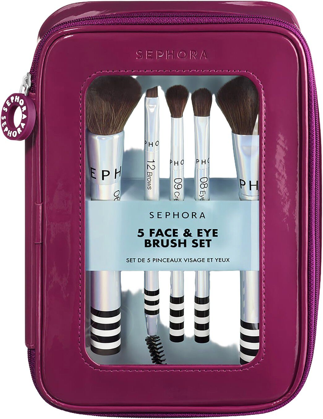5-Piece Face & Eye Brush Set - Set med borstar