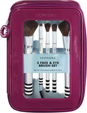 5-Piece Face & Eye Brush Set - Set med borstar