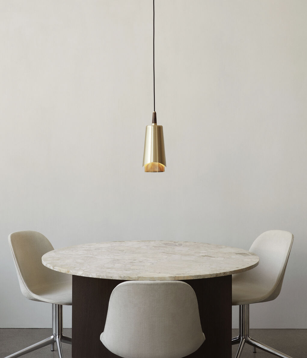 Umanoff, Pendant, Brass, Walnut