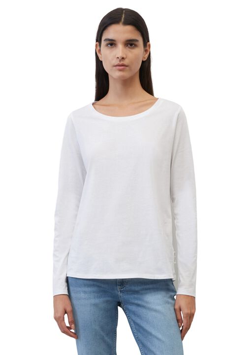 T-shirt, long sleeve, round neck