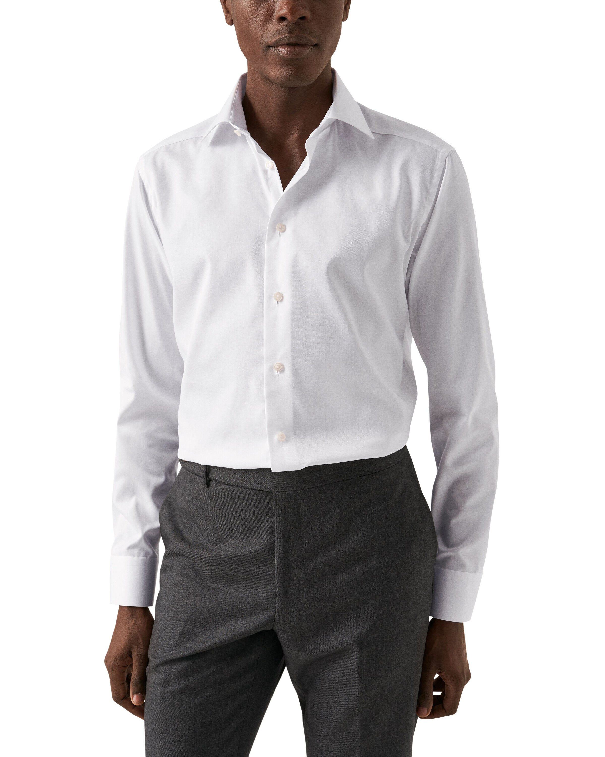 Slim Fit Light Blue Signature Twill Shirt