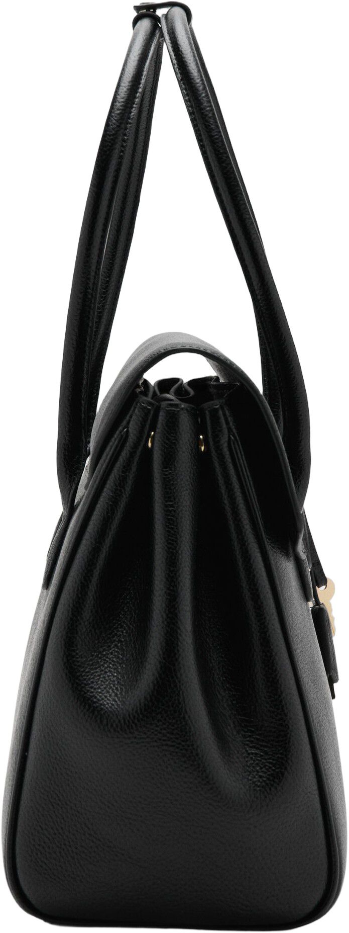 Medium city handbag with flap