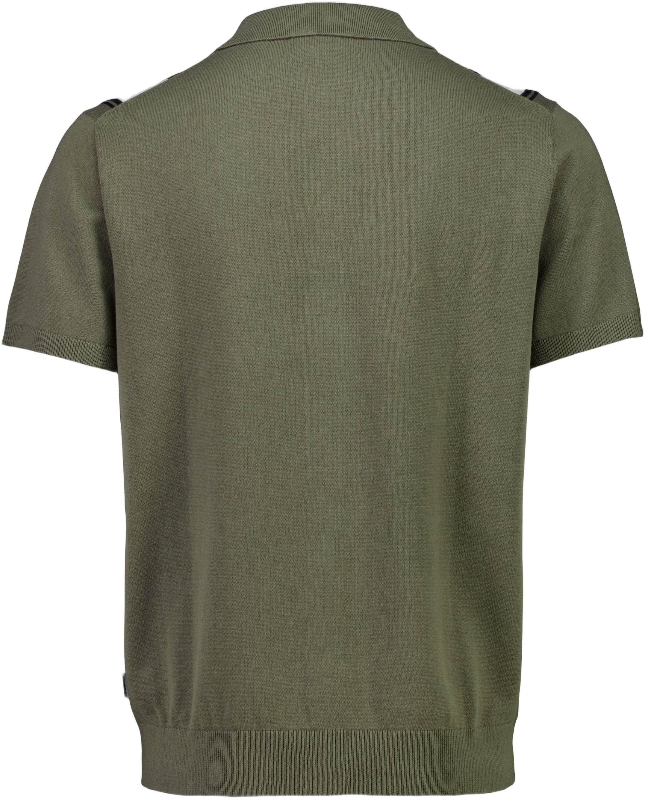 Knitted polo cardigan