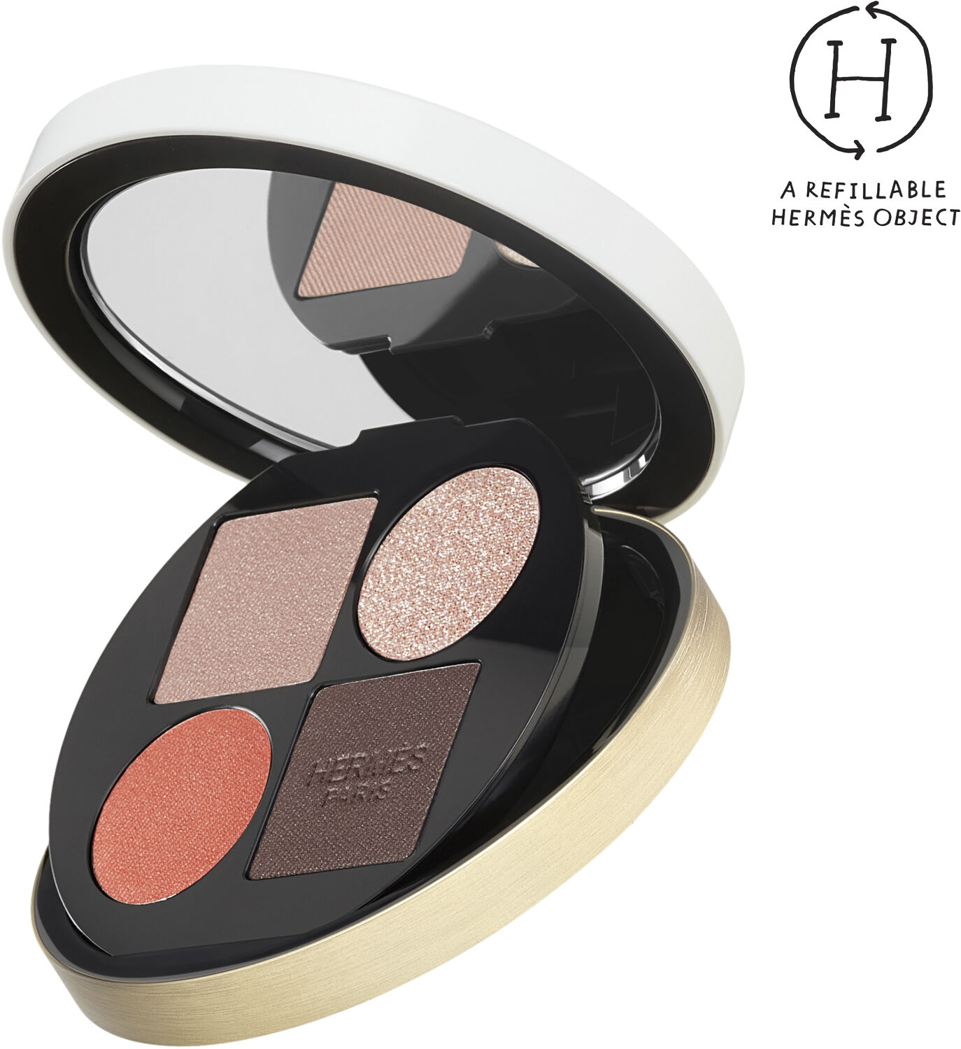 Ombres d'Herm&egrave;s, powder quartet for the eyes