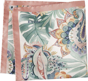 Multi Floral Silk Pocket Square
