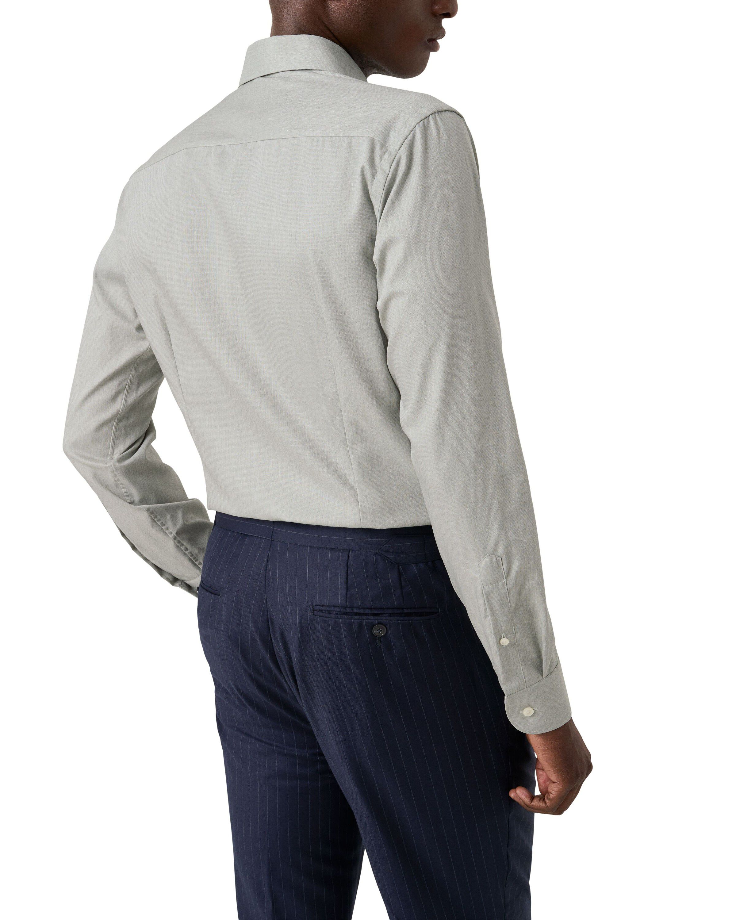 Slim Fit Solid Twill Shirt