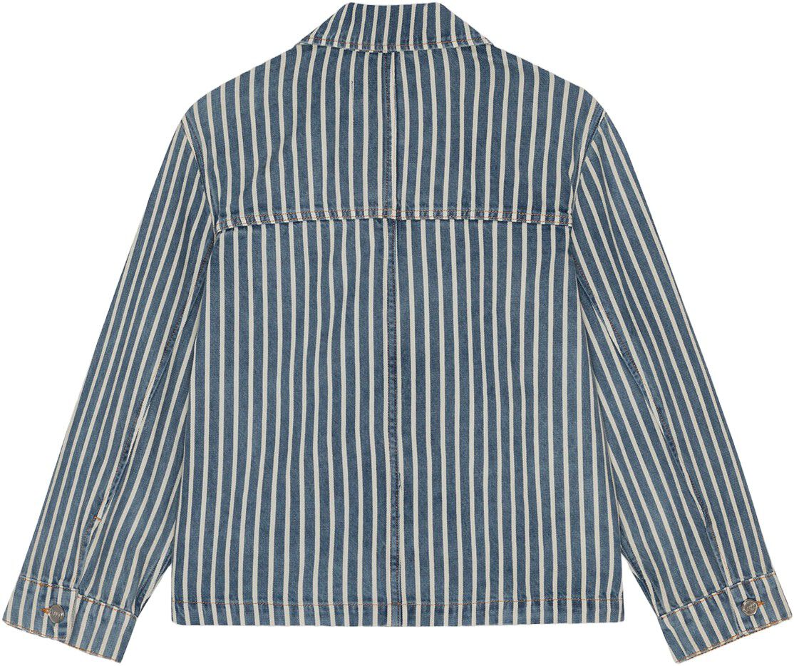 Light Stripe Denim Jacket