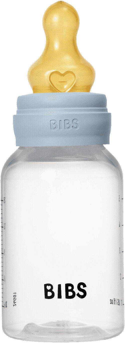 BIBS Baby Bottle Round Latex 1 pack 150 ml Slow Flow Baby Bl