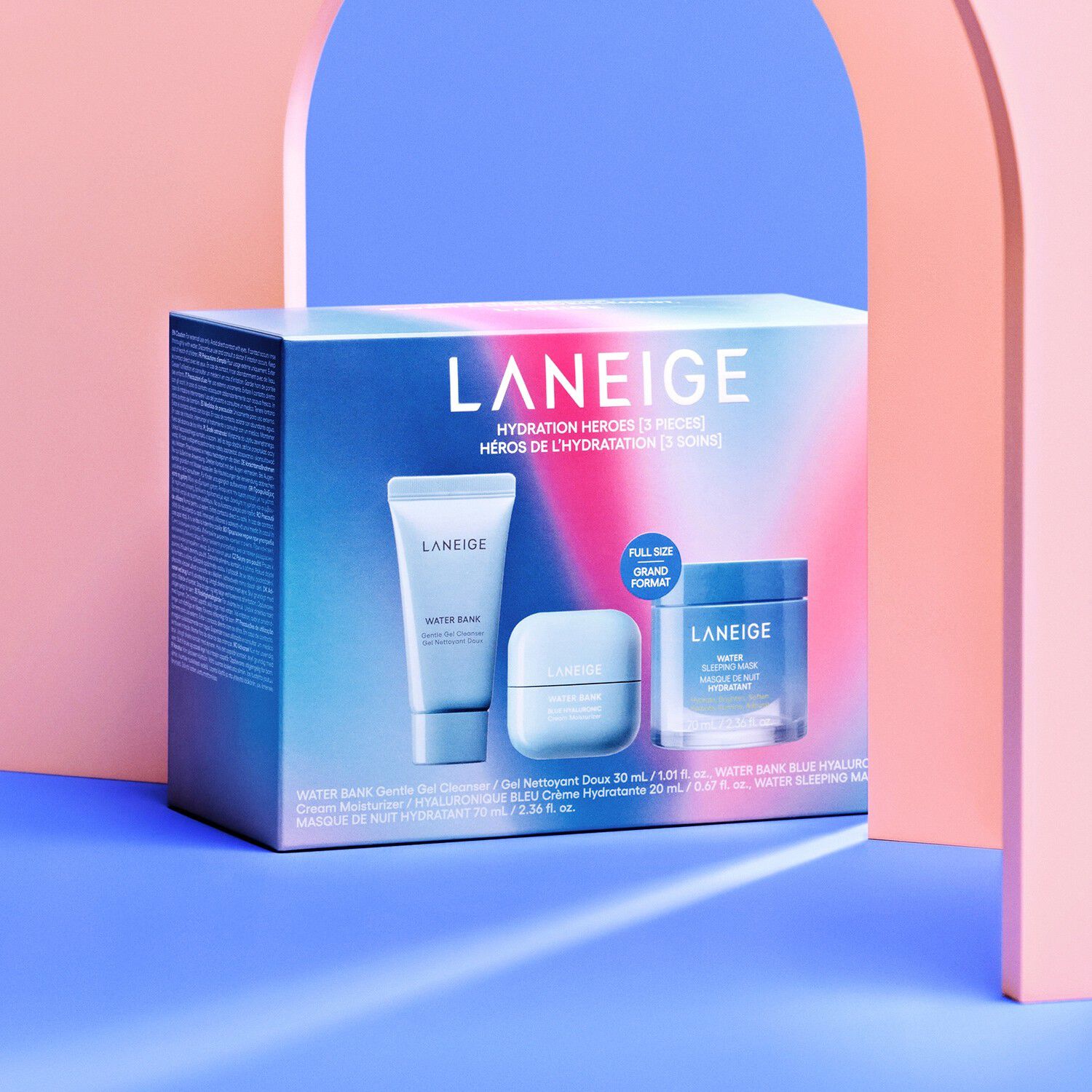 Hydration Heroes - Set med &aring;terfuktande produkter f&ouml;r dag och natt