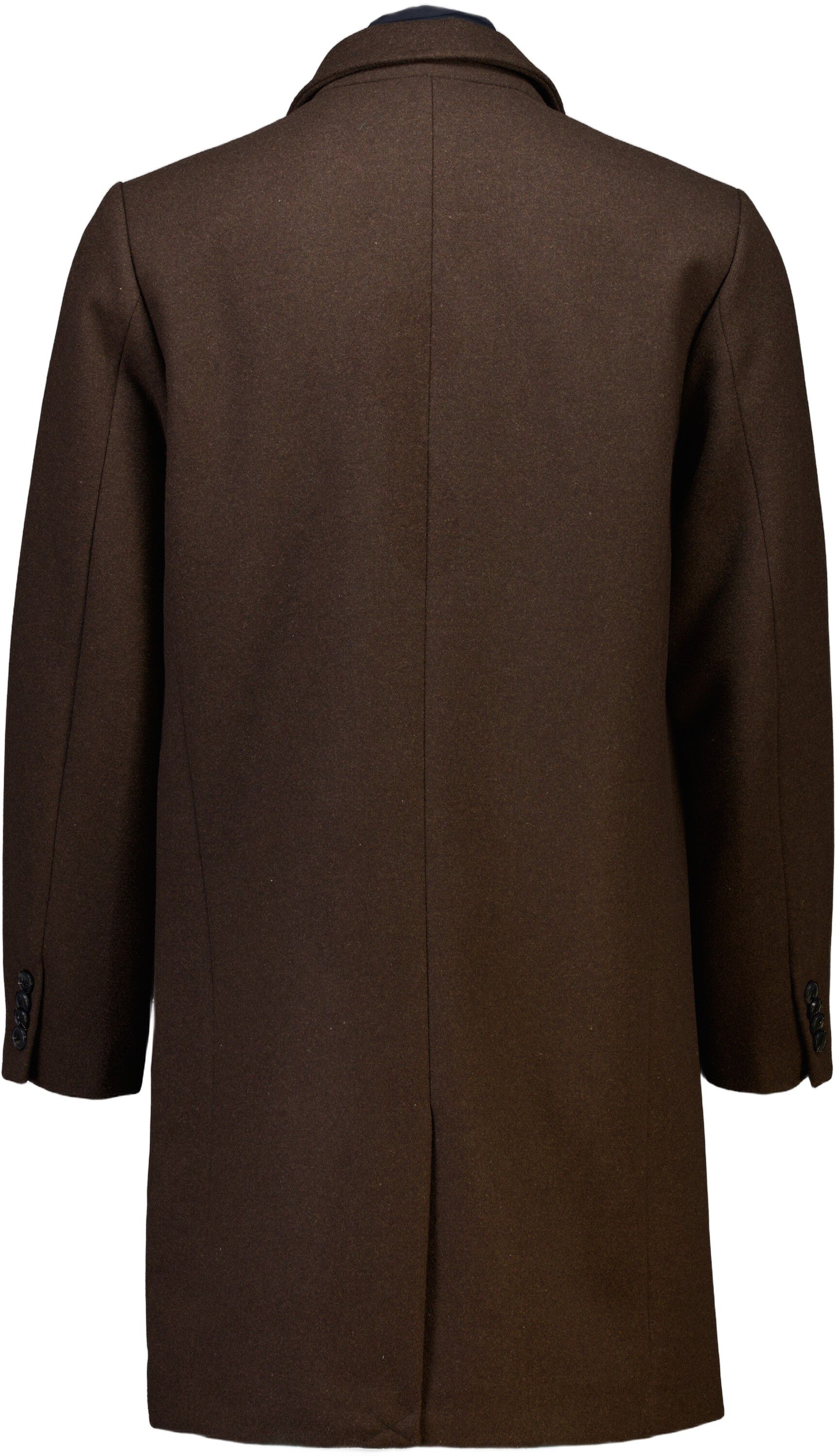 Detachable collar lapel coat