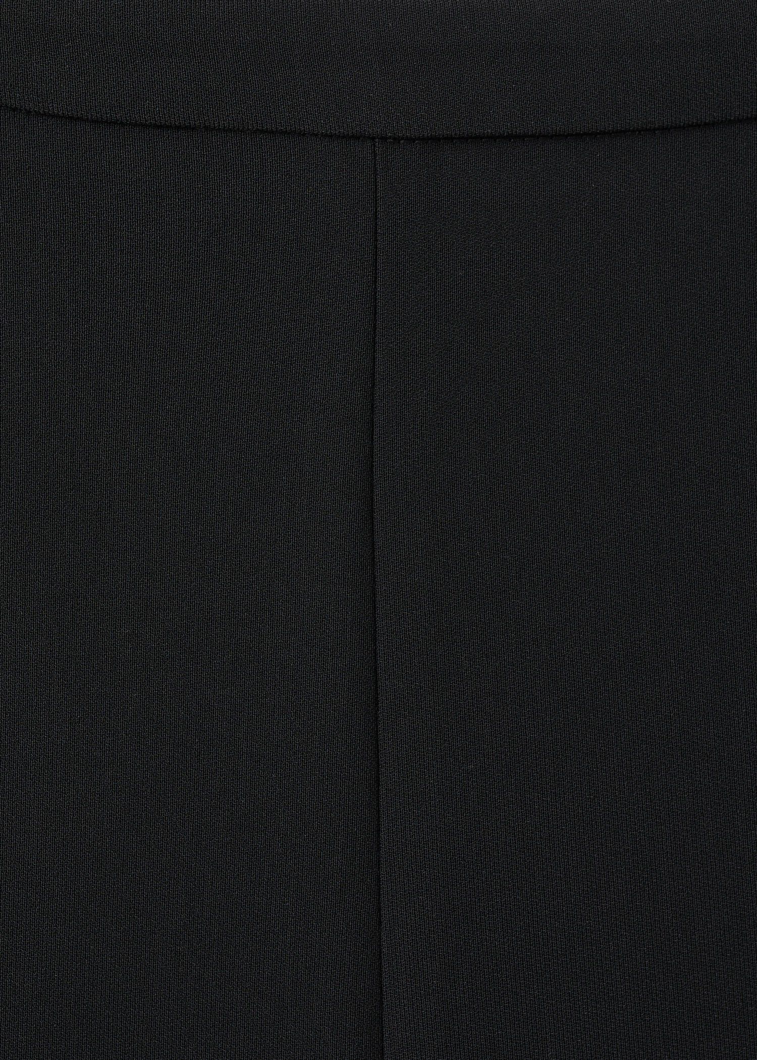 Fine-knit trousers with elastic wai