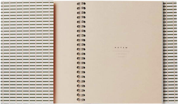 NELA Wirebound Spiral Notebook - Medium, grøn