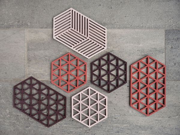 Grytunderlägg Triangles Burned Red