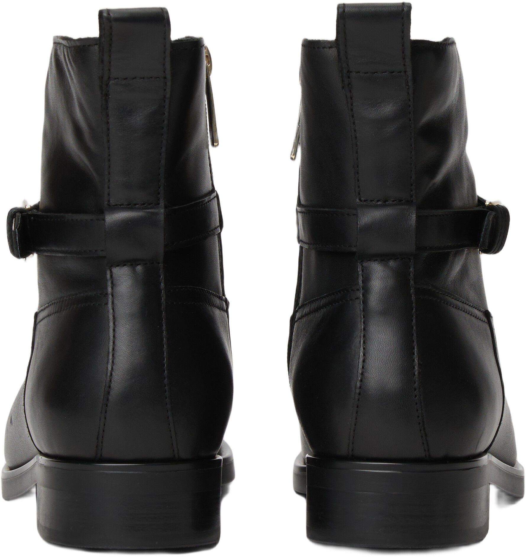 TH BUCKLE RIDING LEATHER BOOTIE