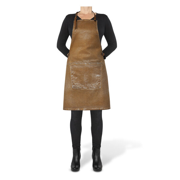 BBQ Style Apron Gold Wash