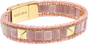 Rhodonite Stud Bracelet