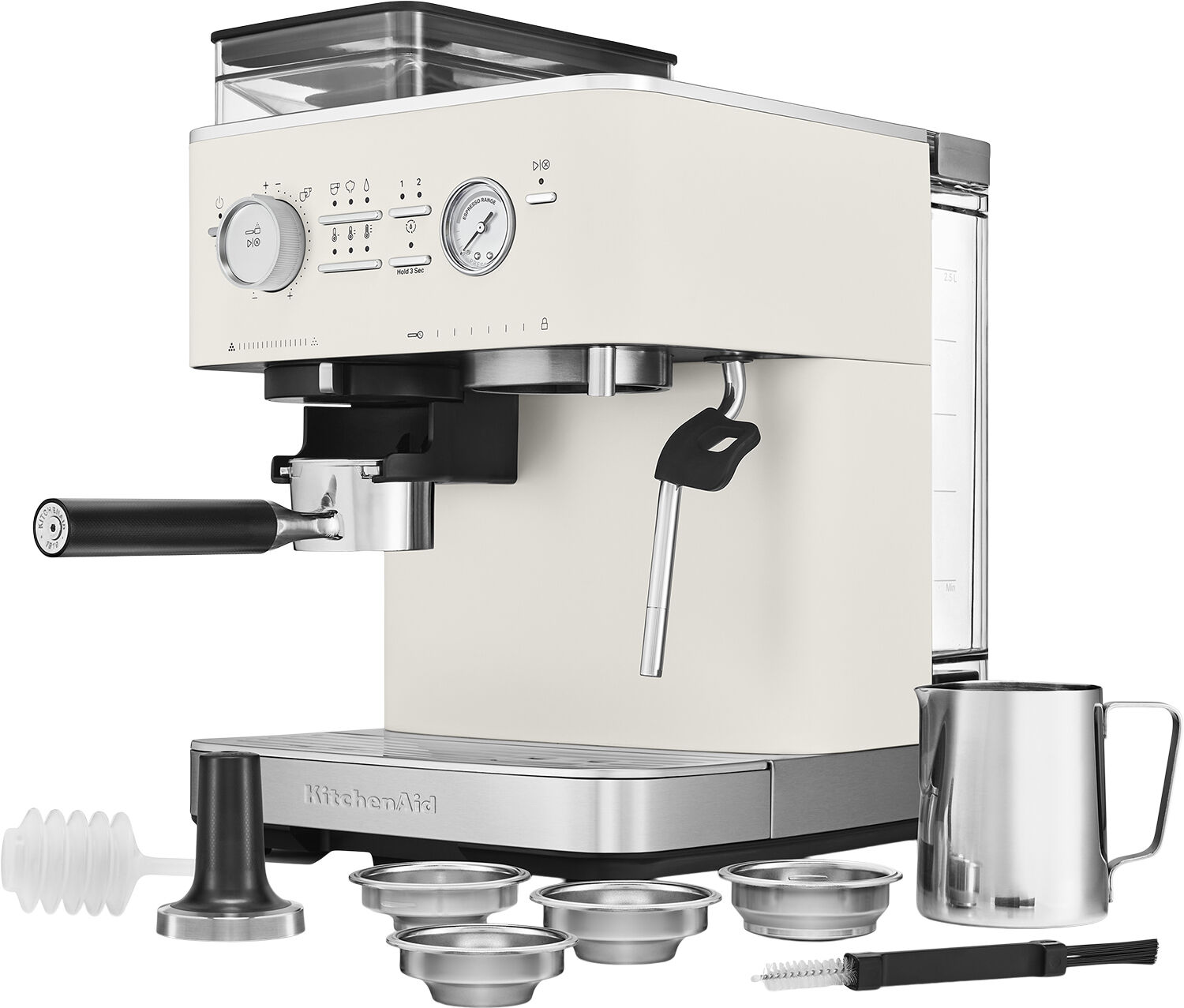 KITCHENAID halvautomatisk espressomaskine-5KES6551EPL