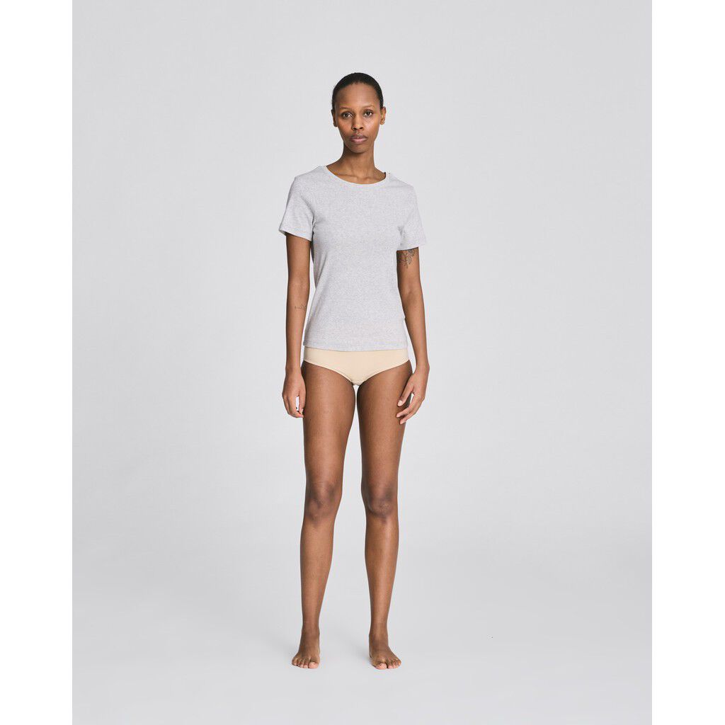 Trille Cotton Top 1x1 Rib Tee GOTS