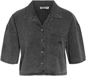 NMOREGON 2/4 CROP DENIM SHIRT BS038