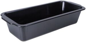BR&Ouml;DFORM EMALJ 30 x 13 cm / H 8 cm svart