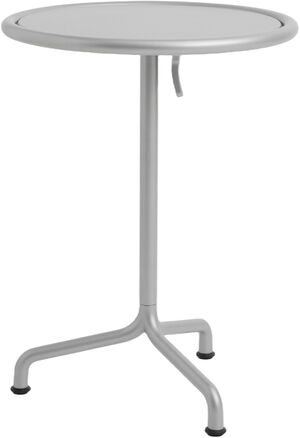 Deville Table Silver grey powder co