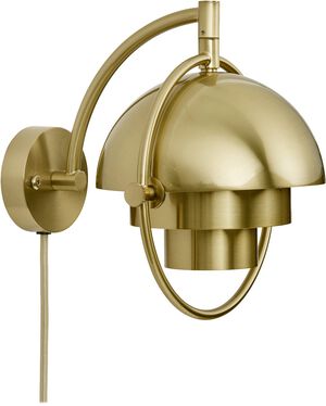 Multi-Lite Wall Lamp, EU (Base: Brass, Shade: Brass Shiny)