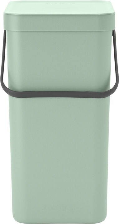 Affaldsspand m/låg sort.kon. 16 ltr