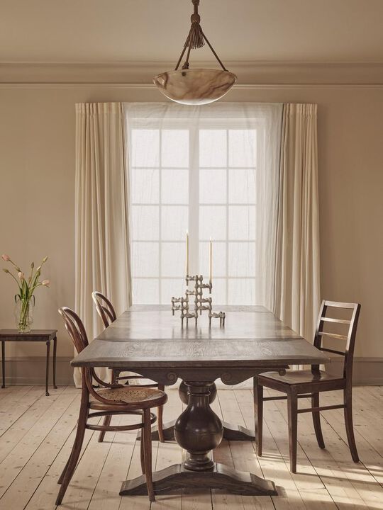 Quist candle holder set with 3 pcs - brushed chrome