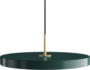 Asteria forest green Ø 43 x 14 cm, 2. 7m cordset