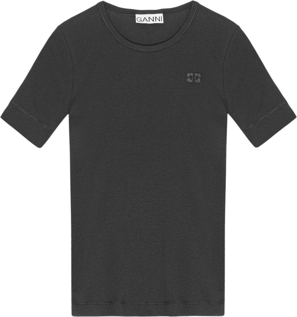 Soft Cotton Rib Short Sleeve T-Shir