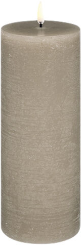 UYUNI LIGHTING - Pillar LED Candle - Sandstone - 7,8 x 20,3 CM