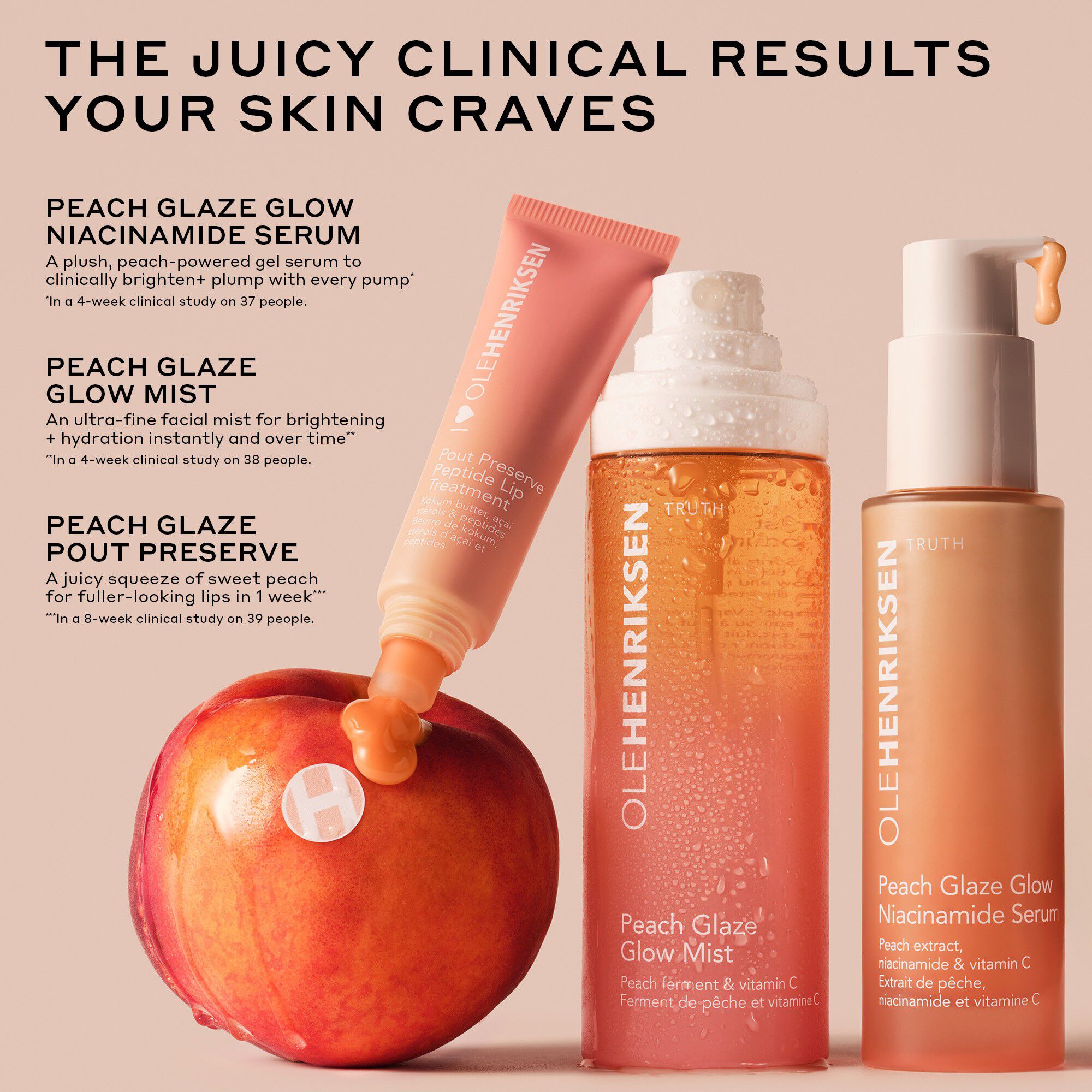 TRUTH Peach glaze glow serum