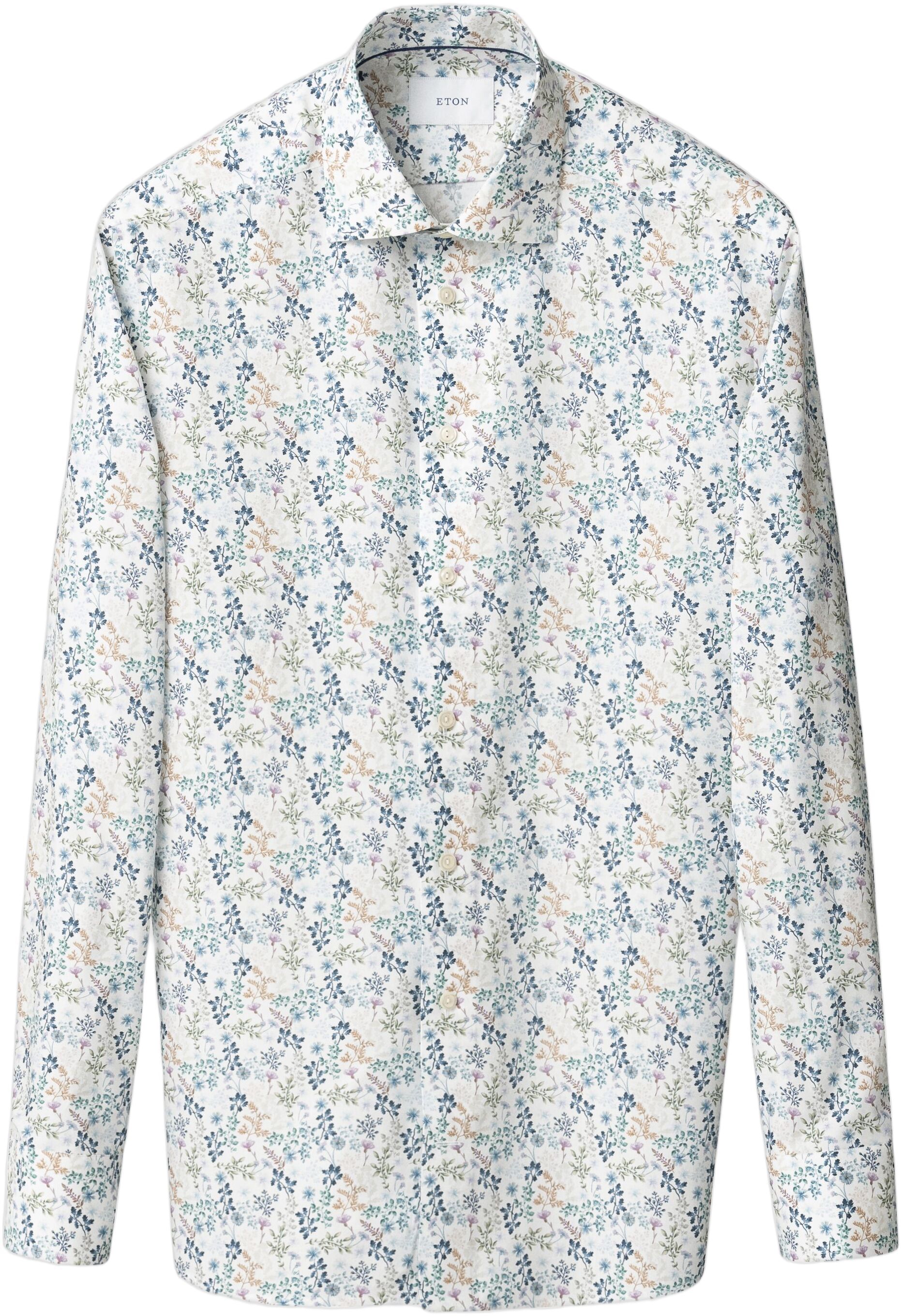 Slim Fit Floral Twill Shirt
