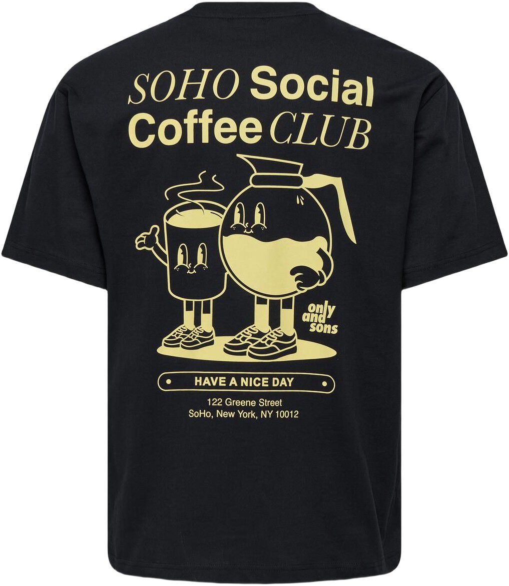 ONSFRED COFFEE CLUB RLX SS TEE