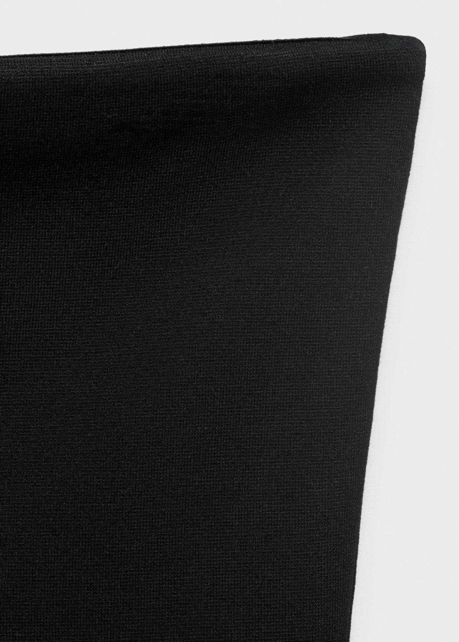 Strapless peplum top