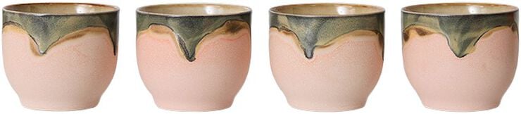 70s ceramics café cup blossom