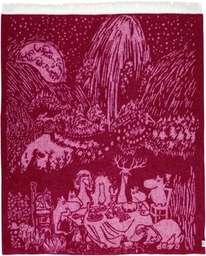 Moomin Arabia 130x170cm uldtæppe Festlige Øjeblikke